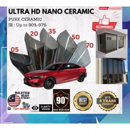 (TINTED QUALITY) NANO CERAMIC ULTRA HD 5ft x 15M(usa quality&german technology)