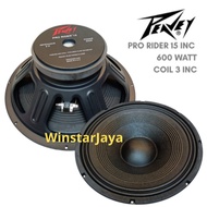 15-INCH SPEAKER PRO RIDER 600WATT 8 OHM Mid Low Components