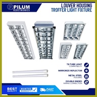 ஐ ✢ ❤ T8 Louver Housing High Quality with or without LED Tube Light / Recessed & Mounted