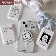 FOF Cute Magnetic Card Holder Wallet Stand Leather Case For 12 13 14 15 16 Pro Max Card Holder With 