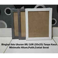 Minimalist 8r/10r photo frame Black, White, Brown Without glass