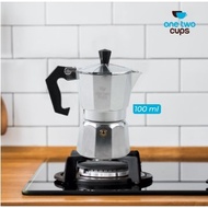 Mokapot 6 cups - Moka Pot 300ml - Espresso Maker White Aluminum Professional Barista Espresso maker 