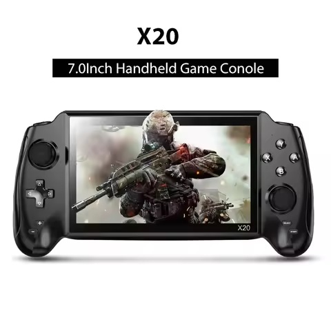 POWKIDDY X20 Music Player 7.0 Inch HD Screen Bulit-in 3000 Game Original Portable Retro Handheld Vid