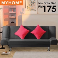 NETHOME: IRIS Durable Foldable Sofa Bed [2 Seater / 3 Seater / 4 seater ] with 1 YEAR WARRANTY / sofa murah / sofabed