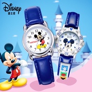 🐭Mickey Minnie Water Resistant Children Watches PU Band Quartz Kid Wristwatch Student Watch 米奇米妮防水儿童