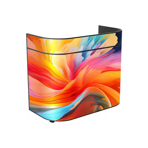 GOB P2.5P1.86 LED Reception Display Screen for DJ Booth Front Desk Advertising 2560x960mm Full Color