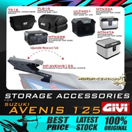 GIVI SUZUKI AVENIS 125 MF FOLDING MONORACK FOLD & ULTIMO U37A/U37N MONOLOCK TOP CASE