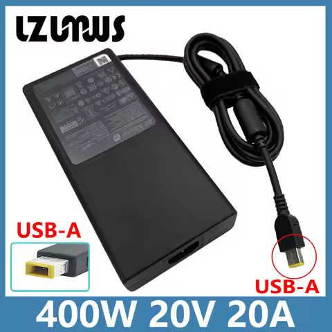 20V 20A 400W Charger for Lenovo Legion 7i 16" Gen 10/Legion Pro 7 16IAX10H 83F5 RTX 5090 Laptop Powe