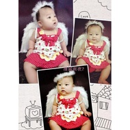 Angel wings June-August Baby Angel Feather wings Props Cupid Feather Headband Set Customized