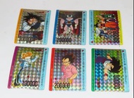 天田廠 龍珠PP咭 龍珠PP卡 15 代 DRAGON BALL Z GT 套裝軟閃 (一套六張軟閃) (100%全新) (冇巢冇摺)