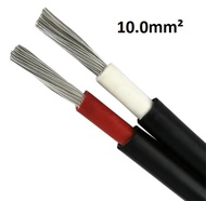 Solar DC Cable Twin Core Double Insulation 2 x 10.0mm² - 1 Meter