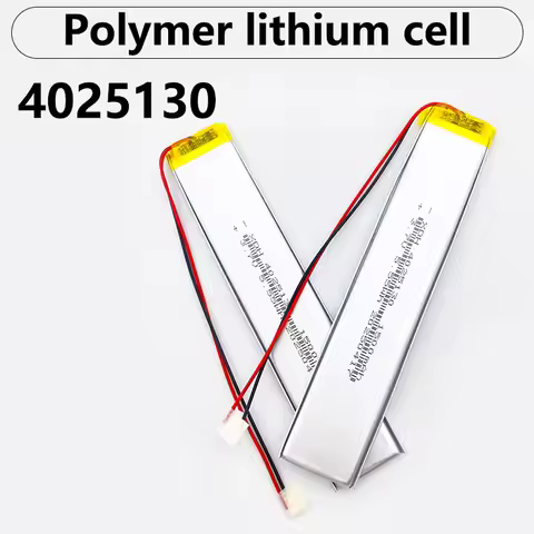 4025130 Batteries 1500mAh 3.7V Lithium Polymer Batteries Ph2.0P for Cabinet Light Emergency Light LE