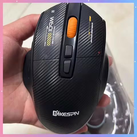 W601 Mouse Wired/2.4G/BT Tri-Mode Macro Programmable Gaming Mouse 12800DPI Home Office E-Sports Mous