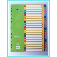 Campap CM9715 A-Z Index Tabs PP index divider