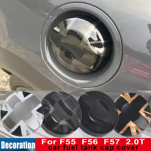 The Black Flag Brand New Fuel Tank Cover For MINI Cooper S JCW F55 F56 F57 2.0T Car-Styling Decorati