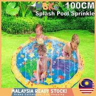 Splash Pool Sprinkle Octupus 100CM Children's Inflatable Water Spray Game Pad PVC for Garden Pool Be