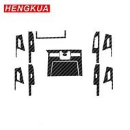 For Toyota BZ4X 2022-2023 Car interior carbon fibre Film 5D PET Center console Anti scratch resist f