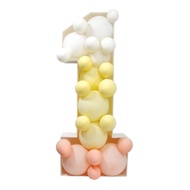 93 Giant Birthday Figure 0-9 Balloon Filling Box 18th Birthday Decor Number 30 40 50 Balloon Frame A