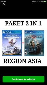 Game Console God Of War And Horizon Zero Dawn