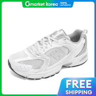 New Balance | รองเท้าวิ่ง 530 คลาสสิก สำหรับทุกเพศ สีขาว/สีเงิน MR530EMA