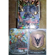 Buddyfight English Dragon Chier Emperor Deck 52pcs include Buddy and Printer Flag