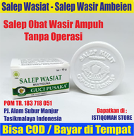 Salep Benjolan Wasir Ambeien Luar - Salep Obat Wasir Paling Ampuh Tanpa Operasi - SALEP WASIAT