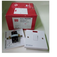 (1PC) UMS 20A WATER HEATER SWITCH (SIRIM) / AIRCOND SWITCH/UMS WH220N 20A 1G WATER HEATER SWITCH /SU