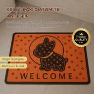 Abstract Diatomite Pattern Bathroom Mat Size 40x60 Anti-Slip Floor Mat DC88 - DD-32A