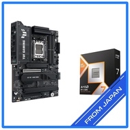 ASUS TUF Gaming X870E-PLUS WIFI7 ATX Motherboard with AMD Ryzen 7 7800X3D (No Cooler)