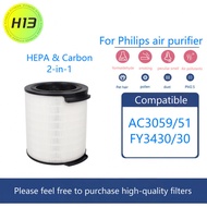 HEPA filter Replacement for Philips AC3059/51 FY3430/30
