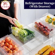 [readystock]✐№℡COSE Fridge Organizer Drawer Freezer Storage Box Refrigerator Organizer Box Fridge Storage Food Storage C
