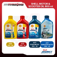 SHELL ADVANCE OIL AX3 AX5 AX7 800ML