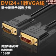 dvi轉vga轉接線241轉vga連接線1080p顯示器gtx1050ti 1060顯卡