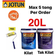 FREE 7" ROLLER SET # Jotun Majestic True Beauty Sheen / Beauty Matt 20L # Indoor Wall # Washable