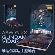 MG Gundam Model Vidal Gundam Galahad Iron Blood Orphans Theme Base Background Board Anime Robot Toy
