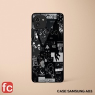 HP Glossy Case Samsung A03 [FR11] Abstract Aesthetic Aesthetic Shiny Phone Case A03 Silicone Phone C