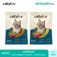 Cattyluv 400g Dry Cat Food (Tuna / Seafood) [borong makanan kucing - PETSUPPLY.MY]