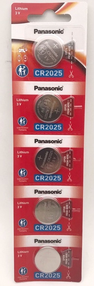 Panasonic Lithium Coin CR2025 Cells Pack Coin Battery 3V CR 2025