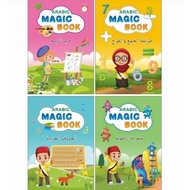 4 Pcs Sank Magic Copy Book Arabic Buku Belajar Menulis Arab Hijaiyah
