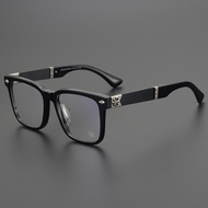 HD6U Chrome Hearts Unisex acetate eyeglass frames, square large frame, prescription glasses, optical