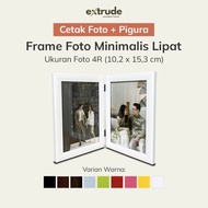 EXTRUDE Photo Printing Package + Minimalist Folding Frame 10.2x15,3cm (4R) Photo Frame