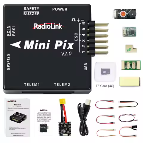 Radiolink Mini PIX V1.2 Flight Controller M10N GPS TS100 SE100 GPS Same as Pixhawk FC for FPV Racing