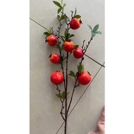 A fake C09 pomegranate branch - 7 fruits (like the real thing) meaning wealth and luck onCNY's day |