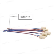 20cm G9 Type Power Socket Led Lamp Bulb Base 250V 2A Ceramic Holder Cable Wire Connector for G9 Halo