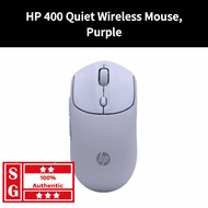 HP 400 Quiet Wireless Mouse Purple Up to 6000dpi HP Purple Mouse Wireless HP Mouse Silent Mouse HP B