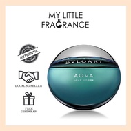 5ml/10ml/100ml Bvlgari AQVA Pour Homme EDT Eau de Toilette for Men Man Male Guys Bulgari Aqua Acqua Blue Round [Authentic Original Genuine BNIB Perfume Fragrance Scent Smell Giftwrap Present Gift Decant Travel Purse Spray Mini Refill Sample Tester Try]