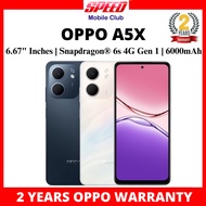 Oppo A5X 4G (4/128GB) (4/64GB) | 6.67" Inches | Snapdragon 6s Gen 1 | Oppo A3X 4G (4/128GB) | 2 Year