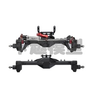 SCX10 II ชุดกึ่งเฟอร์เมอร์ RC Model Car Metal Integrated Door Bridge 313mm Axle Distance Front And R