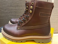 CAT Caterpillar 皮革棕色靴