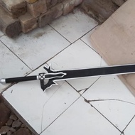 ORIGINAL pedang anime sword art on kirito elucidator || mainan pedang